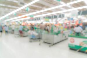 Abstract blur shopping mall and retail store interior photo