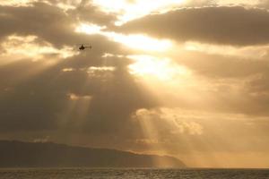 helicóptero en hawaii foto