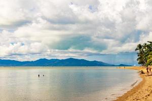 W Beach and Maenam Beach landscape panorama Koh Samui Thailand. photo