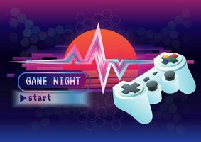 Game zone game icon on planet background vector