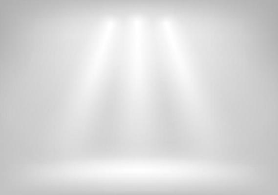 Bright illuminated room. Vector template for a content
