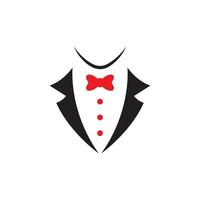 Tuxedo man logo and symbols template vector