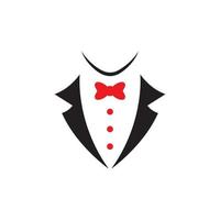 Tuxedo man logo and symbols template vector