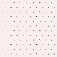 Minimal triangle pattern design in pastel colors Free Vector