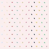 Minimal triangle pattern design in pastel colors Free Vector