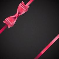 Abstract Background with Red Gift Ribbon . Vector illustration