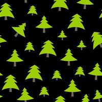 Christmas Tree Pattern Background Vector Illustration