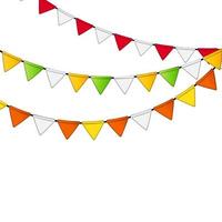 Party Flag Background Vector Illustration. EPS 10