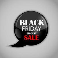 Black Friday Sale Icon Vector Illustration