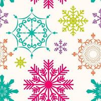 Abstract Beauty Christmas and New Year Seamless Background. vector