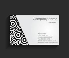 Template for Business Card Vector Illustration