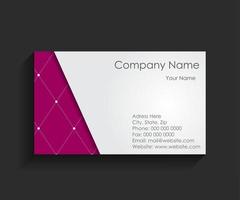 Template for Business Card Vector Illustration