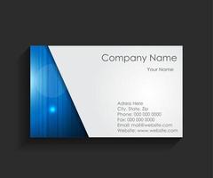 Template for Business Card Vector Illustration