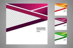Suitable for social media posts templates and web or internet ads. vector