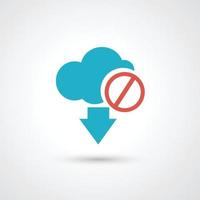 Cloud icon illustration vector