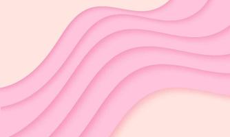 Abstract Pink Paper Cut Background vector