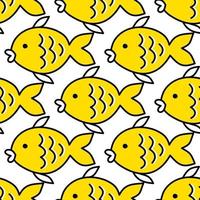 goldfish seamless colored background vector