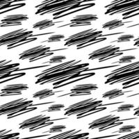doodle handwriting seamless pattern black and white vector