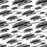 doodle handwriting seamless pattern black and white vector