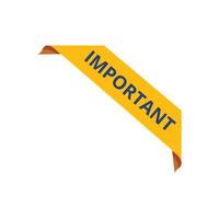Attention badges important messages notice banners announcement vector
