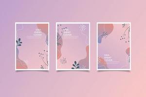 Abstract cover design vector