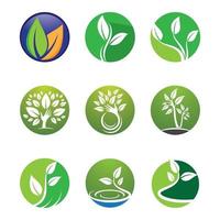 Ecology logo images illustration vector