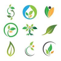 Ecology logo images illustration vector