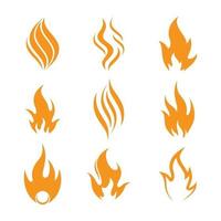 Fire logo images vector