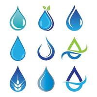 Water drop logo images vector