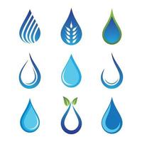 Water drop logo images vector