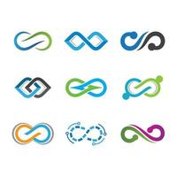 Infinity logo images vector