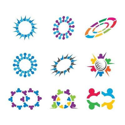 Community care logo images design