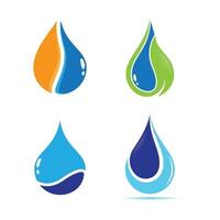 Water drop logo images vector