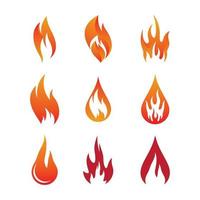 Fire logo images vector