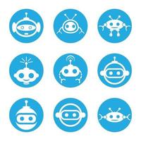 Robot logo images  illustration vector