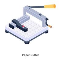 herramienta cortadora de papel vector