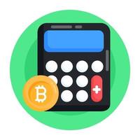 Bitcoin Calculation and Budget vector