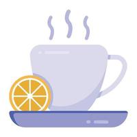 citrus  Lemon Tea vector