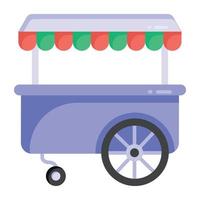 Food Booth Stand vector