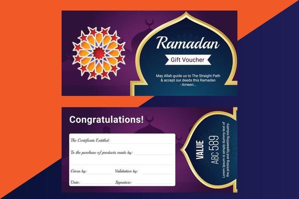 Collection of Ramadan Gift Coupon with different discount offer