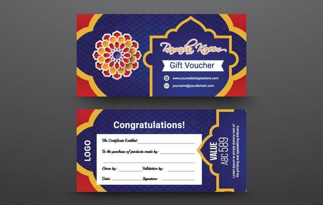 Collection of Ramadan Gift Coupon with different discount offer