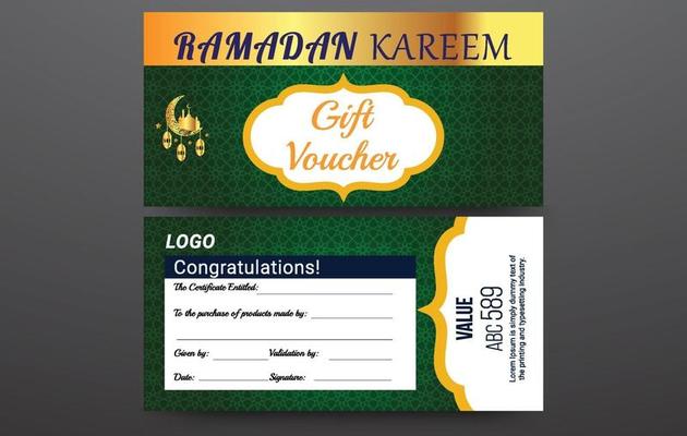 Collection of Ramadan Gift Coupon with different discount offer