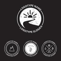 Vector set of ecology logotypes, icon and nature symbol
