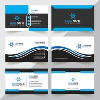 Creative And Corporate And Minimal Business Card Design Template vector