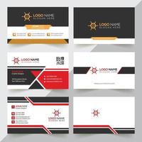 Modern And Professional Business Card Design Template vector