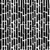 Abstract minimalistic seamless pattern - black vertical lines vector