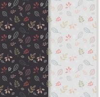 floral seamless patterns with flowers vector