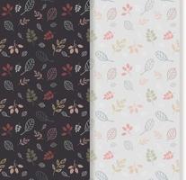 floral seamless patterns with flowers vector