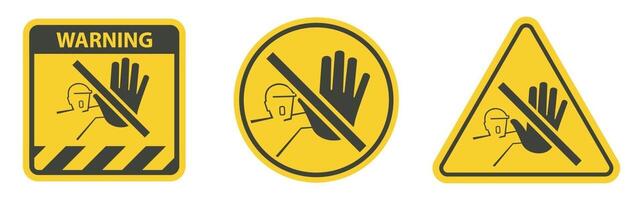 Do Not Touch,No Acces Sing vector