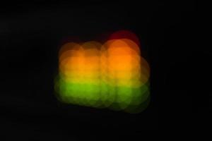 Blurred equalizer bars - abstract colorful dots photo